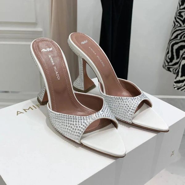 casual shoes amina muaddi begum crystal satin sandals crystal mule slides open toe women's luxury leather outsole evening shoes 9.5cm f, Black
casual shoes amina muaddi begum crystal satin sandals crystal mule slides open toe women's luxury leather outsole evening shoes 9.5cm f, Black