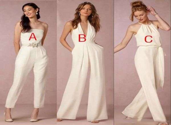 2020 plus size pant suit elegant jumpsuit bridesmaid dresses for wedding sheath backless wedding guest gowns8451823, White;pink
2020 plus size pant suit elegant jumpsuit bridesmaid dresses for wedding sheath backless wedding guest gowns8451823, White;pink