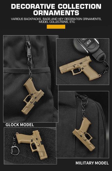 key rings vip tactical pistol shape keychain mini portable decoration detachable g45 1911 m92 gun weapon keyring key chain trend gift l23071, Slivery;golden
key rings vip tactical pistol shape keychain mini portable decoration detachable g45 1911 m92 gun weapon keyring key chain trend gift l23071, Slivery;golden