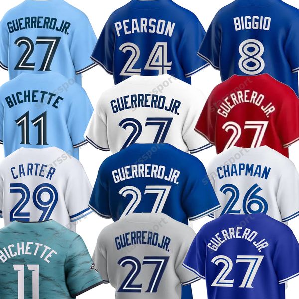 27 vladimir guerrero jr. jersey 11 bo bichette alejandro kirk alek manoah joe carter matt chapman george springer drury hernandez 13 gurriel, Blue;black
27 vladimir guerrero jr. jersey 11 bo bichette alejandro kirk alek manoah joe carter matt chapman george springer drury hernandez 13 gurriel, Blue;black