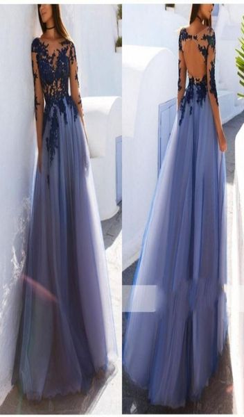 2022 blue aline empire waist prom dress with illusion long sleeve 3d floral applique bateau open back formal gowns evening dress 1015168, Black
2022 blue aline empire waist prom dress with illusion long sleeve 3d floral applique bateau open back formal gowns evening dress 1015168, Black