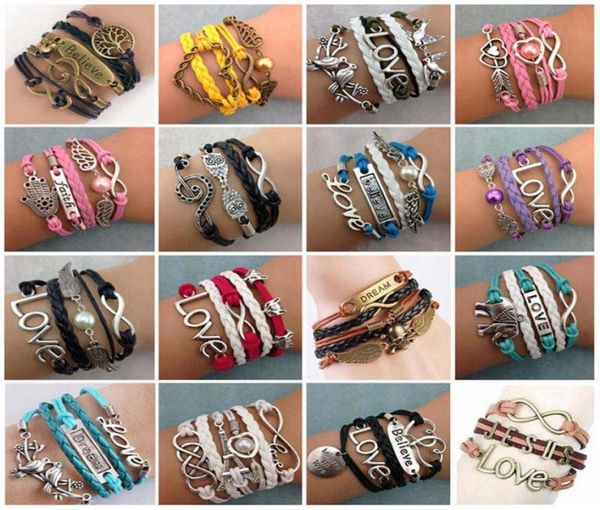 fashion cuff infinity love meatal charm bracelets wristbands antique multilayer leather bracelets for women jewelry gift8271146, Golden;silver
fashion cuff infinity love meatal charm bracelets wristbands antique multilayer leather bracelets for women jewelry gift8271146, Golden;silver