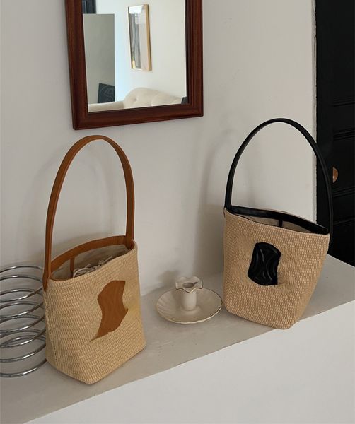 woven bag fashion hand holding fashionable bucket bag western style underarm bags
woven bag fashion hand holding fashionable bucket bag western style underarm bags