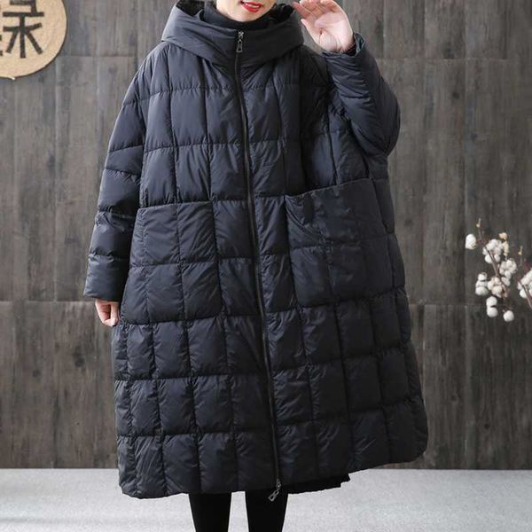 women's down parkas large size fashion female coat new women down jacket white duck down hooded casual loose winter women down jacket n, Black
women's down parkas large size fashion female coat new women down jacket white duck down hooded casual loose winter women down jacket n, Black