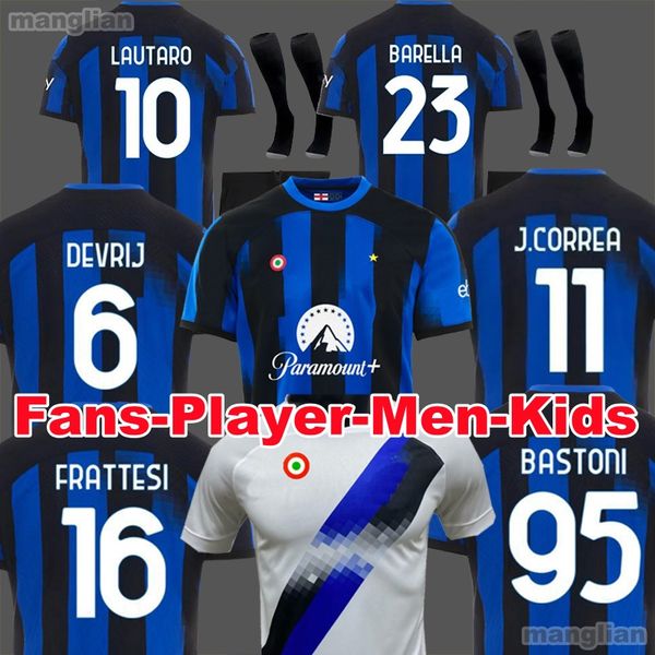 2023 2024 lukaku soccer jerseys barella dzeko inters lautaro milans eriksen skriniar vidal brozovic football shirt 23 24 uniforms men kids k, Black;yellow
2023 2024 lukaku soccer jerseys barella dzeko inters lautaro milans eriksen skriniar vidal brozovic football shirt 23 24 uniforms men kids k, Black;yellow