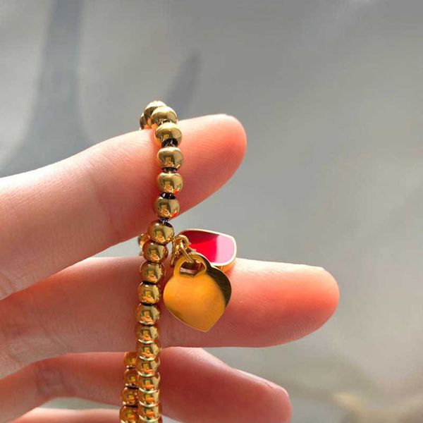 original korean fashion minimalist ins double peach heart bracelet tiffay enamel drop oil blue pink gold love ball abt1, Black
original korean fashion minimalist ins double peach heart bracelet tiffay enamel drop oil blue pink gold love ball abt1, Black
