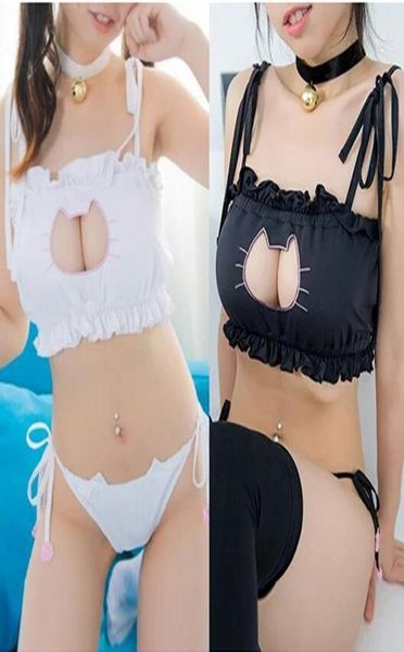 sailor moon mitsuishi kotono cosplay costume neko cat keyhole bra briefs bell choker collar set lingerie underwear women y1814080520, Red;black
sailor moon mitsuishi kotono cosplay costume neko cat keyhole bra briefs bell choker collar set lingerie underwear women y1814080520, Red;black