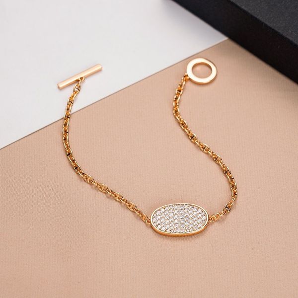 classic bracelet bracelet 18k gold-plated stainless steel letter pendant lover gift wristband sleeve chain women's bracelet, Golden;silver
classic bracelet bracelet 18k gold-plated stainless steel letter pendant lover gift wristband sleeve chain women's bracelet, Golden;silver