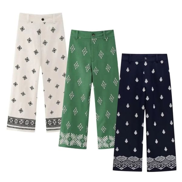 women s pants s unizera 2023 spring retro contrast wide leg casual print high waist for women 230718, Black;white
women s pants s unizera 2023 spring retro contrast wide leg casual print high waist for women 230718, Black;white