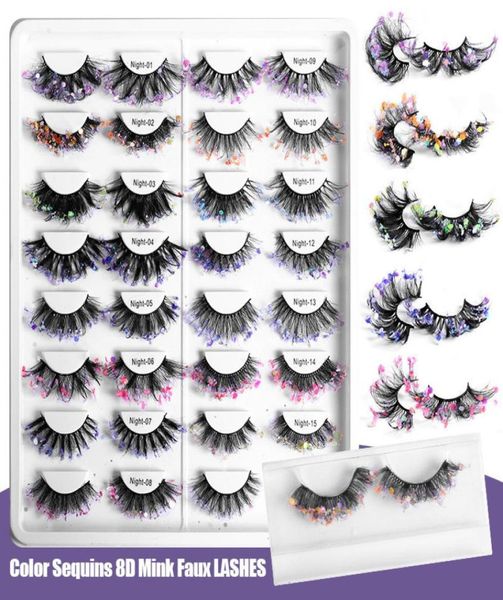 luminous colored faux 3d mink eyelashes thick long fluffy false eyelash sequins full strip eye lashes extension makeup5181851
luminous colored faux 3d mink eyelashes thick long fluffy false eyelash sequins full strip eye lashes extension makeup5181851