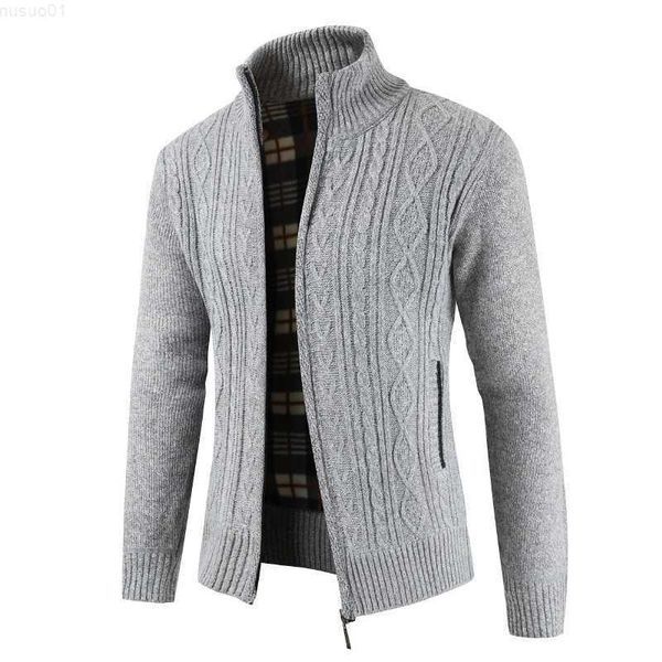 men's sweaters autumn winter warm cardigan men fleece zip sweaters jacket mens slim fit knitted sweatercoat thick cardigan sweater men, White;black
men's sweaters autumn winter warm cardigan men fleece zip sweaters jacket mens slim fit knitted sweatercoat thick cardigan sweater men, White;black