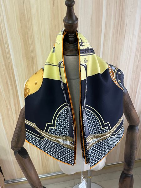 sarongs arrival winter spring classic black 100% real silk scarf twill hand made roll 90*90 cm shawl wrap for women lady 230718, Blue;gray
sarongs arrival winter spring classic black 100% real silk scarf twill hand made roll 90*90 cm shawl wrap for women lady 230718, Blue;gray
