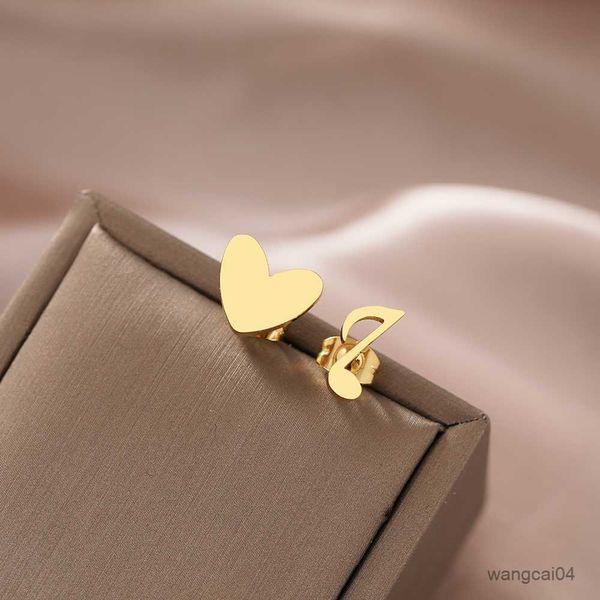 charm stainless steel earrings trend heart music symbol korean fashion unusual stud earrings for women jewelry party girls gifts r230719, Golden
charm stainless steel earrings trend heart music symbol korean fashion unusual stud earrings for women jewelry party girls gifts r230719, Golden
