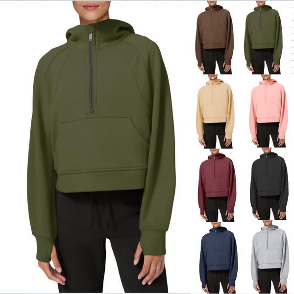 lu womens autumn hoodies sweatshirt yoga jacket ladies sport half zipper thick loose short style fleece lined pullovers sx229
lu womens autumn hoodies sweatshirt yoga jacket ladies sport half zipper thick loose short style fleece lined pullovers sx229
