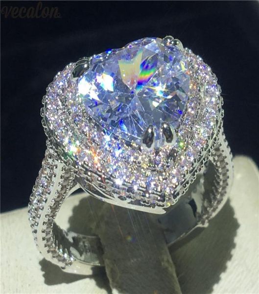 vecalon vintage heart promise ring 925 sterling silver 5a cz engagement wedding band rings for women bridal finger jewelry9731968, Slivery;golden
vecalon vintage heart promise ring 925 sterling silver 5a cz engagement wedding band rings for women bridal finger jewelry9731968, Slivery;golden