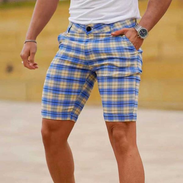 men's shorts asian size man plaid fashion versatile casual shorts 2023 summer new men's suit slim simple blue black gray half shor, White;black
men's shorts asian size man plaid fashion versatile casual shorts 2023 summer new men's suit slim simple blue black gray half shor, White;black