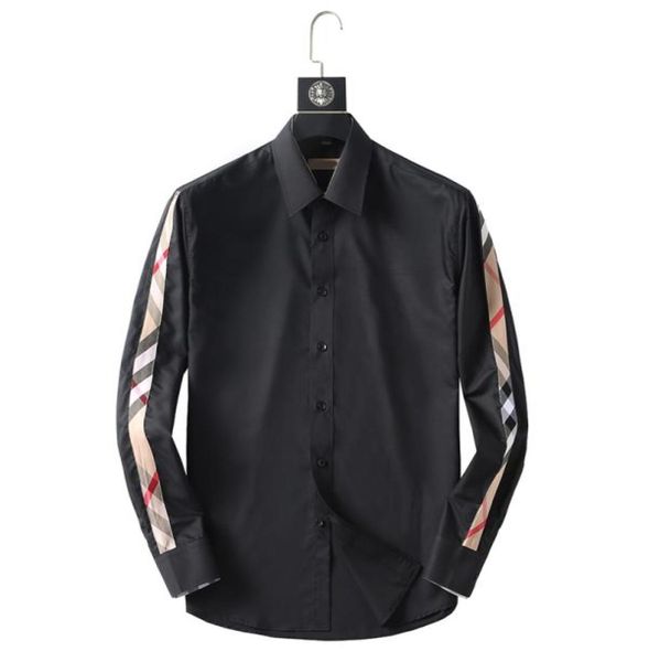 men039s casual shirt spring and autumn highquality business classic fashion long sleeve shirt solid color embroidered badge dec7432146, White;black
men039s casual shirt spring and autumn highquality business classic fashion long sleeve shirt solid color embroidered badge dec7432146, White;black