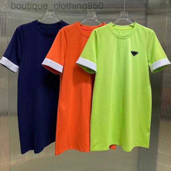 summer womens luxury dresses designer triangle label casual women t-shirt dress fashion round neck short sleeve elegant dress, Black;gray
summer womens luxury dresses designer triangle label casual women t-shirt dress fashion round neck short sleeve elegant dress, Black;gray