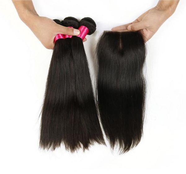 6a 3pcs straight weft hair with 1 lace closure brazilian unprocessed straight hair bundles with silk lace closure middle6035721, Black
6a 3pcs straight weft hair with 1 lace closure brazilian unprocessed straight hair bundles with silk lace closure middle6035721, Black