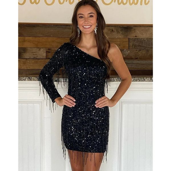 short homecoming dresses one-shoulder sequines mermaid party gowns princess plus size mini birthday prom graudation cocktail party gowns, Blue;pink
short homecoming dresses one-shoulder sequines mermaid party gowns princess plus size mini birthday prom graudation cocktail party gowns, Blue;pink
