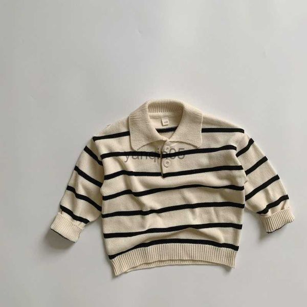 pullover milancel kids sweaters striped boys knitwear turn down collar girls knit pullover hkd230719, Blue
pullover milancel kids sweaters striped boys knitwear turn down collar girls knit pullover hkd230719, Blue