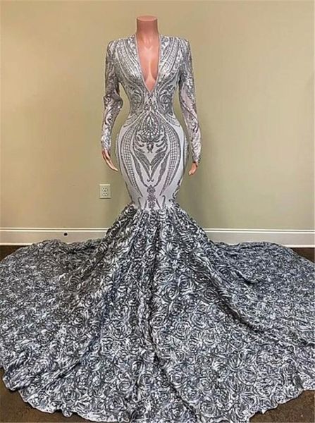 modest silver gray long sleeve prom dresses plunging v neck mermaid flora lace evening gowns african girls graduation party w1024145, Black
modest silver gray long sleeve prom dresses plunging v neck mermaid flora lace evening gowns african girls graduation party w1024145, Black