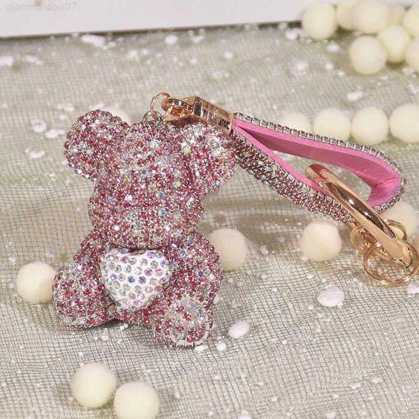 key rings keychain cute diamond-encrusted bear car key pendant diamond female high-end personality bag pendant valentine's day present, Slivery;golden
key rings keychain cute diamond-encrusted bear car key pendant diamond female high-end personality bag pendant valentine's day present, Slivery;golden