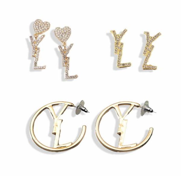 fashion womens brand designer letter earrings ear stud women elegance temperament simple ladies wedding party jewelry accessories 7263629, Golden;silver
fashion womens brand designer letter earrings ear stud women elegance temperament simple ladies wedding party jewelry accessories 7263629, Golden;silver