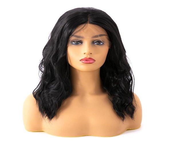 14 inch synthetic lace front body wave wigs natural looking with soft handfeeling whole bussiness6559759, Black
14 inch synthetic lace front body wave wigs natural looking with soft handfeeling whole bussiness6559759, Black