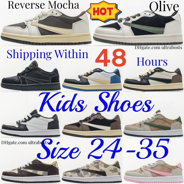 kids shos 1 basketball 1s og low boys sneakers children running black phantom designer trainers olive reverse mocha jumpman baby youth toddl
kids shos 1 basketball 1s og low boys sneakers children running black phantom designer trainers olive reverse mocha jumpman baby youth toddl