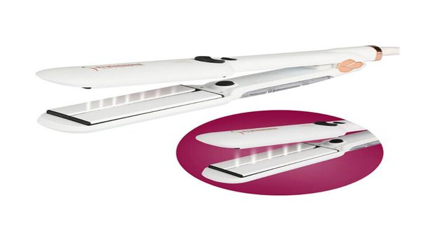 professional steam hair straightener ceramic vapor infrared heating flat iron steampod salon 2 inch styling tool wet hairstyler8805529, Black
professional steam hair straightener ceramic vapor infrared heating flat iron steampod salon 2 inch styling tool wet hairstyler8805529, Black