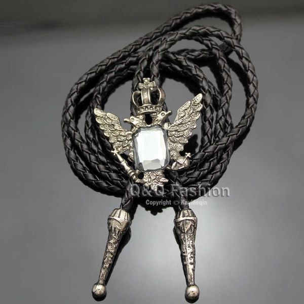 bolo ties rechicgu vintage 2 head pendant leather necklace western bolo ties for mens jewelry bola bow fashion accessories hkd230719, Red
bolo ties rechicgu vintage 2 head pendant leather necklace western bolo ties for mens jewelry bola bow fashion accessories hkd230719, Red