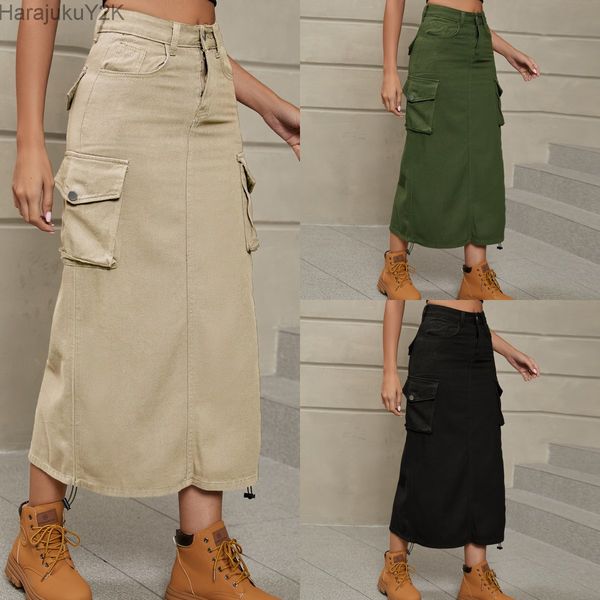skirts 2023 summer women elastic waist mid length denim workwear skirt fashion jeans a line casual female clothing s 2xl 230718, Black
skirts 2023 summer women elastic waist mid length denim workwear skirt fashion jeans a line casual female clothing s 2xl 230718, Black