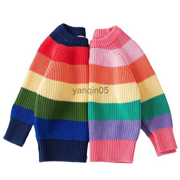 pullover new kids baby girls boys sweater autumn winter full sleeve rainbow stripes pullover sweater toddler children knit sweater hkd230719, Blue
pullover new kids baby girls boys sweater autumn winter full sleeve rainbow stripes pullover sweater toddler children knit sweater hkd230719, Blue