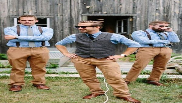 2020 country wool groom vests wedding brown tweed custom made groomsment attire slim fit burgundy gray wedding guests party vests3742970, Black
2020 country wool groom vests wedding brown tweed custom made groomsment attire slim fit burgundy gray wedding guests party vests3742970, Black