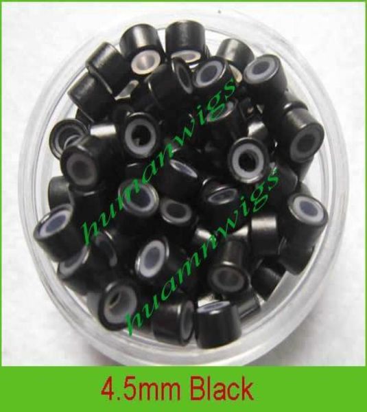 45mm silicone micro ring links for feather hair extensionscolor black 10000pcsmix color5419174
45mm silicone micro ring links for feather hair extensionscolor black 10000pcsmix color5419174