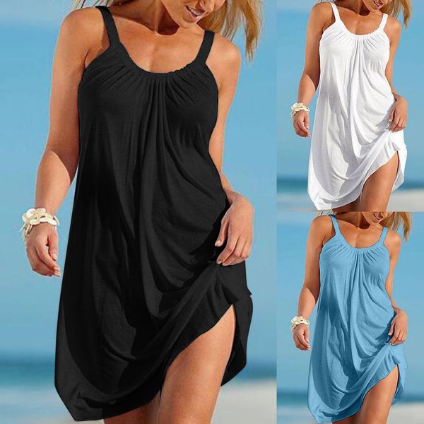 basic casual dresses summer for women 2023 beach style loose plus size dress ladies solid sundress strap o neck tank robe 230718, Black;gray
basic casual dresses summer for women 2023 beach style loose plus size dress ladies solid sundress strap o neck tank robe 230718, Black;gray