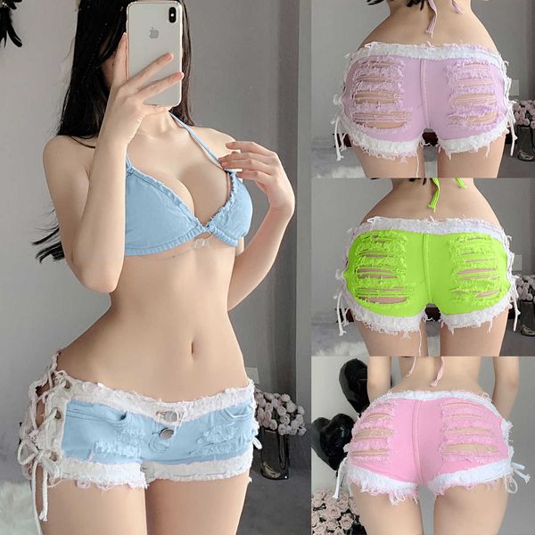 8572# new autumn women's jeans, denim shorts, pants, low waist hole nightclub women's wear 230719, Blue
8572# new autumn women's jeans, denim shorts, pants, low waist hole nightclub women's wear 230719, Blue