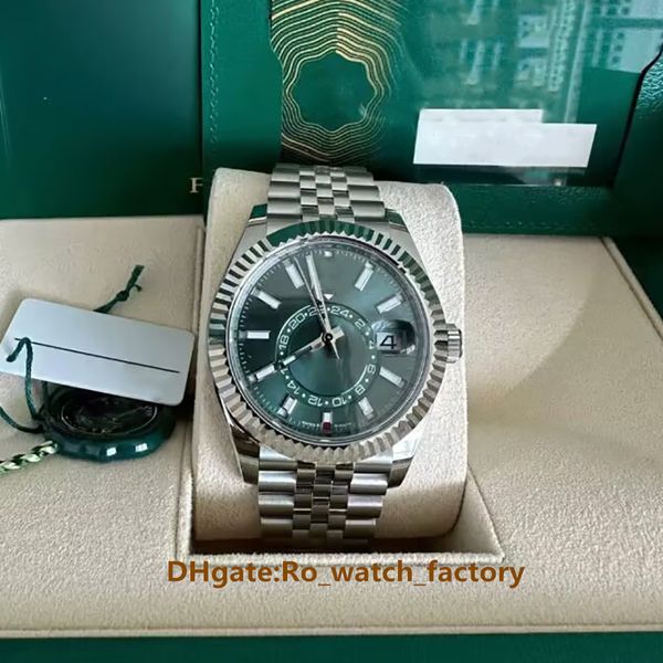 mens watch 42mm sapphire 336934 watches 904l bands mint green cal3235 dj movement mechanical automatic men's wristwatches original box, Slivery;brown
mens watch 42mm sapphire 336934 watches 904l bands mint green cal3235 dj movement mechanical automatic men's wristwatches original box, Slivery;brown