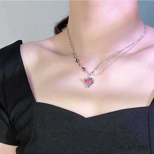 pendant necklaces heart pendant choker chain necklace for women girl grunge collares wedding aesthetic jewelry r230719, Silver
pendant necklaces heart pendant choker chain necklace for women girl grunge collares wedding aesthetic jewelry r230719, Silver