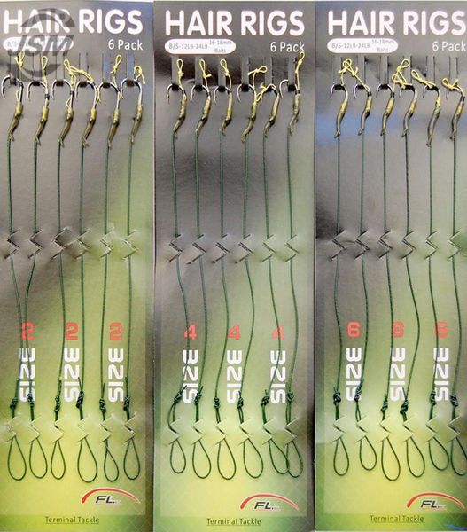 18pcs carp fishing hair rigs green coated thread loop 8340 high carbon steel hook boilies carp rigs carp fishing accessories6638098
18pcs carp fishing hair rigs green coated thread loop 8340 high carbon steel hook boilies carp rigs carp fishing accessories6638098