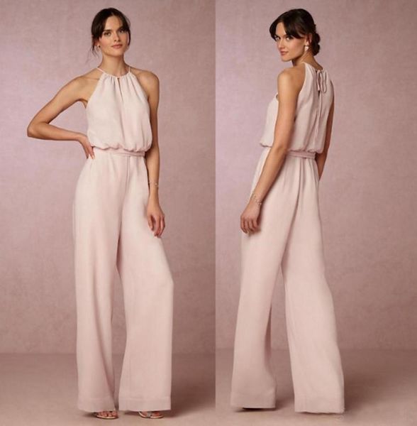 2019 modern blush pink chiffon pant suit bridesmaid dresses long halter floor length maid of honor dresses custom made china4688724, White;pink
2019 modern blush pink chiffon pant suit bridesmaid dresses long halter floor length maid of honor dresses custom made china4688724, White;pink