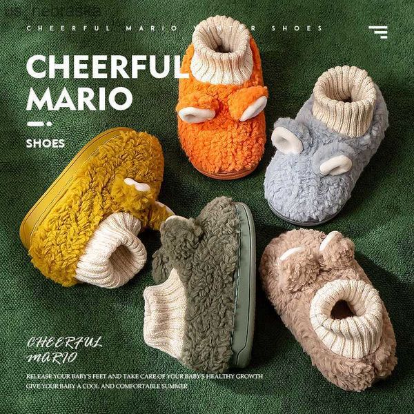 children cotton shoes kids warm winter slippers cartoon nonslip soft sole toddler first walker baby girls footwear l230518, Black;grey
children cotton shoes kids warm winter slippers cartoon nonslip soft sole toddler first walker baby girls footwear l230518, Black;grey