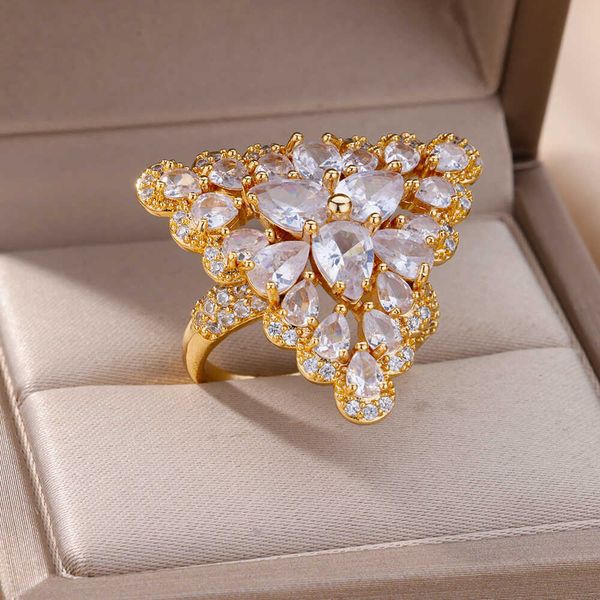 band rings zircon stone rings for women luxury stainless steel ring 2023 trend new in jewerly r230822, Silver
band rings zircon stone rings for women luxury stainless steel ring 2023 trend new in jewerly r230822, Silver