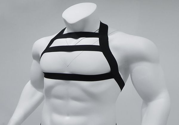 men039s costume nylon body chest harness height elastic shoulder strap gay male bandage hollow out lingerie halter neck ni8419546, Black 
men039s costume nylon body chest harness height elastic shoulder strap gay male bandage hollow out lingerie halter neck ni8419546, Black