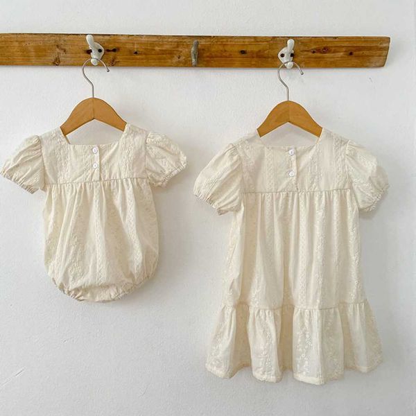 girl's dresses sister costume infant baby girls beige romper girl dress r230719, Red;yellow
girl's dresses sister costume infant baby girls beige romper girl dress r230719, Red;yellow