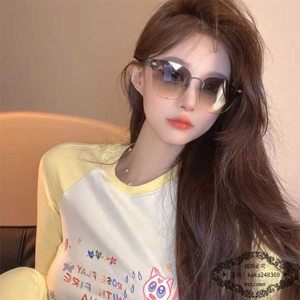 

Fashion top BB sunglasses letter b 23 models of Paris brand B cat's eye ins online red with plain for women BB0115S logo box