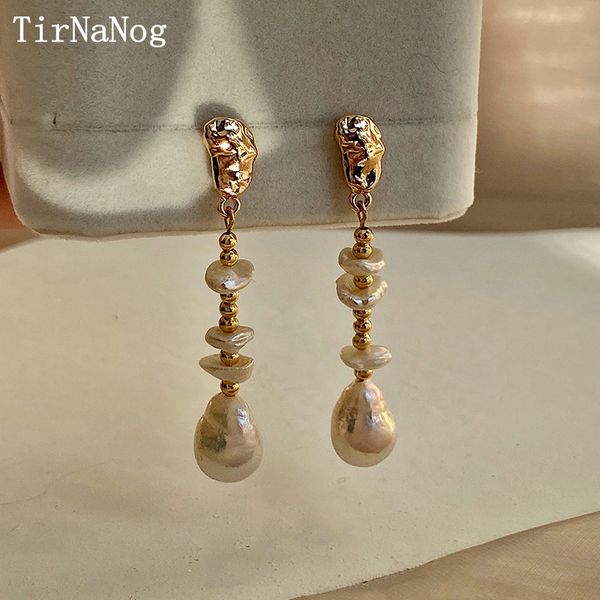 dangle chandelier european and american fashion irregular baroque natural freshwater pearl earrings contracted geometric petals stud earring, Silver
dangle chandelier european and american fashion irregular baroque natural freshwater pearl earrings contracted geometric petals stud earring, Silver