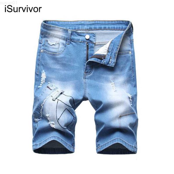 men's shorts 2022 men's loose summer casual shorts ripped denim cargo shorts for male elastic waist cargo pants bermuda jeans masc, White;black
men's shorts 2022 men's loose summer casual shorts ripped denim cargo shorts for male elastic waist cargo pants bermuda jeans masc, White;black