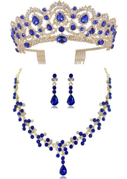 diezi new red green blue crown and necklace earring jewelry set tiara rhinestone wedding bridal jewelry sets accessories9563143, Silver
diezi new red green blue crown and necklace earring jewelry set tiara rhinestone wedding bridal jewelry sets accessories9563143, Silver